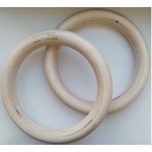 Кольца гимнастические Кроссфит деревянные INDIGO IN243 24 см