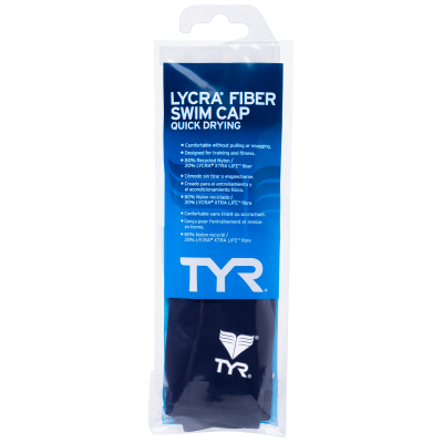 Шапочка для плавания Solid Lycra Cap, лайкра, LCY/401, синий